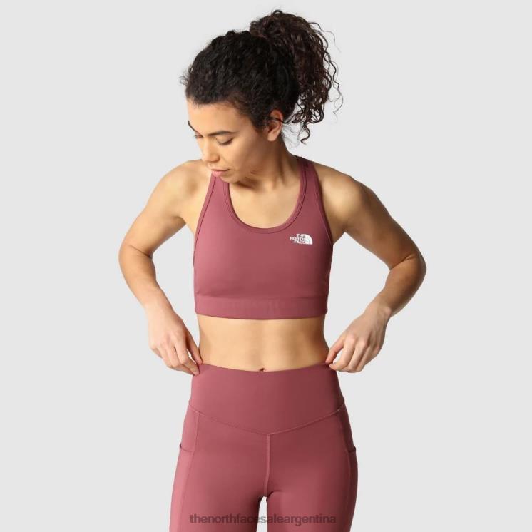 FFV041418 jengibre The North Face sujetador de línea media para mujer