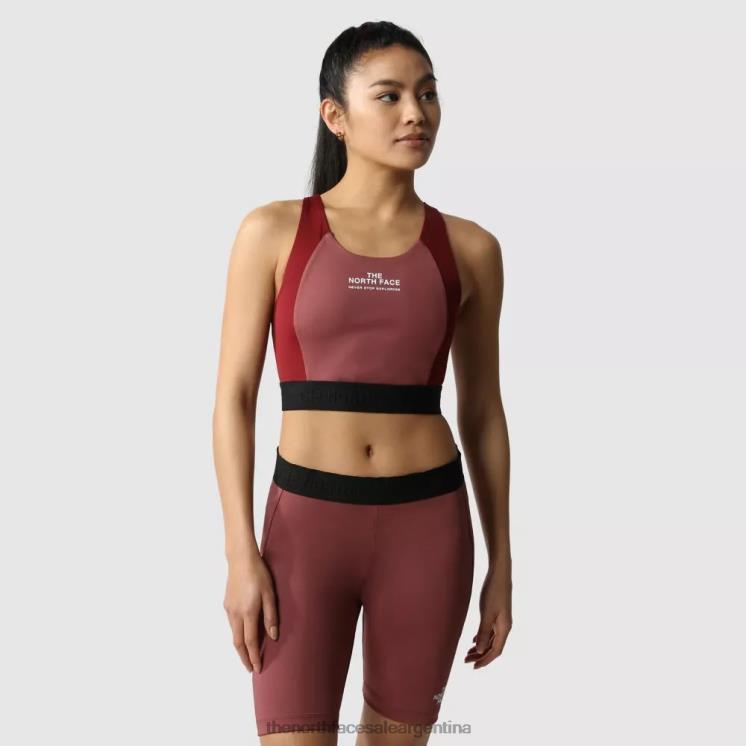 FFV042179 jengibre-cordobés The North Face sujetador de entrenamiento mujer jengibre cordobés