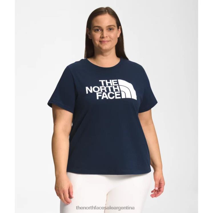 FFV044890 cumbre marina The North Face Camiseta de algodón de media cúpula de manga corta para mujer más