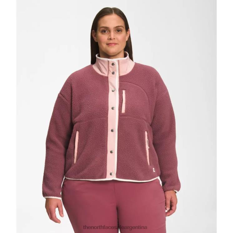 FFV044898 jengibre The North Face chaqueta polar mujer plus cragmont