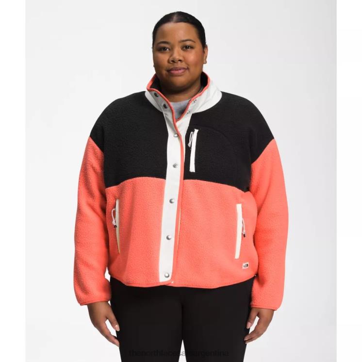 FFV044899 luz de la luna brillante The North Face chaqueta polar mujer plus cragmont
