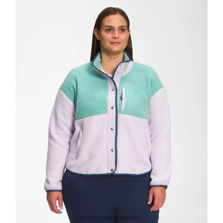 FFV044900 wasabi The North Face chaqueta polar mujer plus cragmont