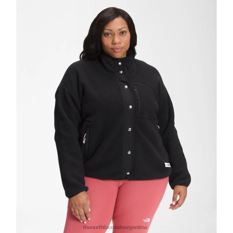 FFV044901 negro The North Face chaqueta polar mujer plus cragmont