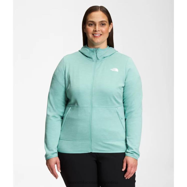 FFV044905 lavabo azul The North Face sudaderas con capucha de mujer plus canyonlands