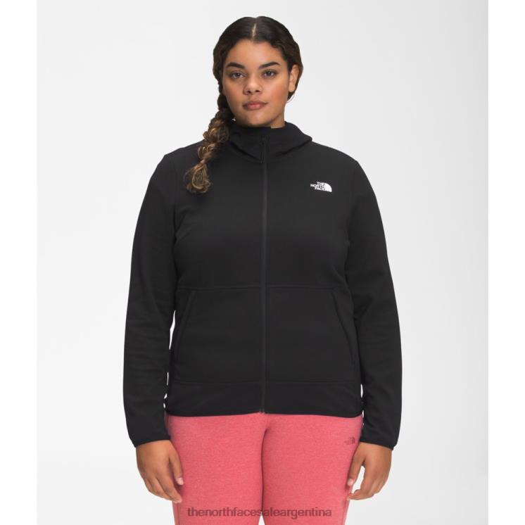 FFV044908 negro The North Face sudaderas con capucha de mujer plus canyonlands