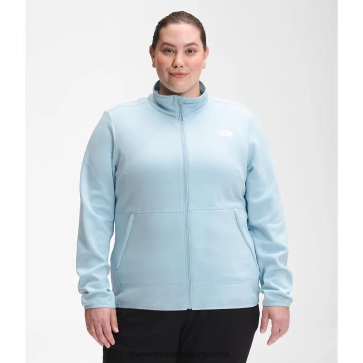 FFV044911 azul beta The North Face mujer plus canyonlands cremallera completa