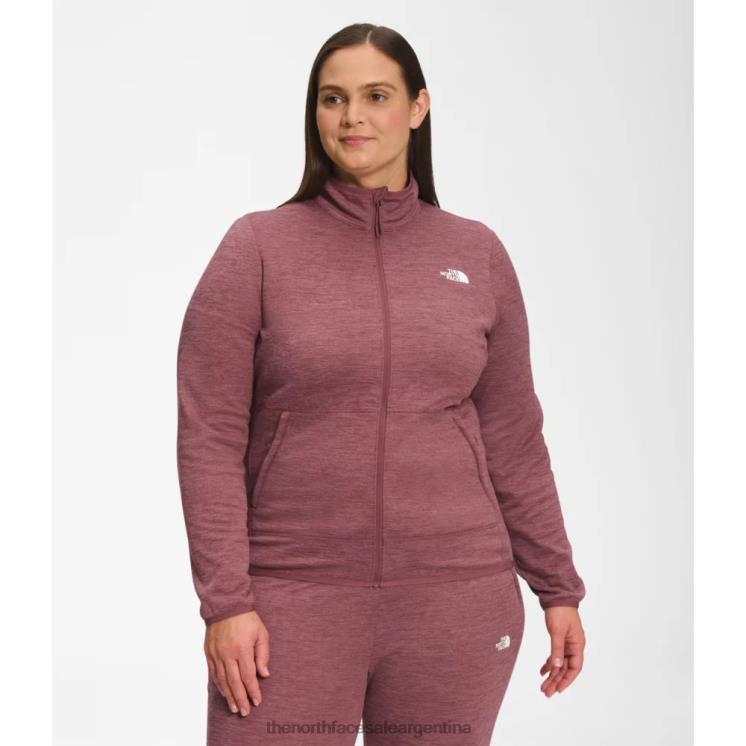 FFV044914 brezo de jengibre The North Face mujer plus canyonlands cremallera completa