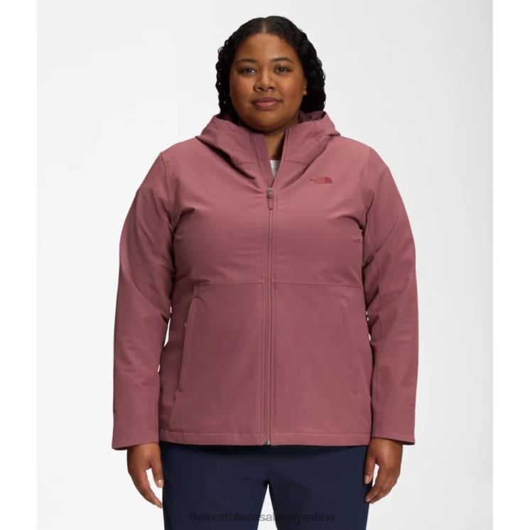 FFV044922 jengibre The North Face sudadera con capucha de shelbe raschel para mujer