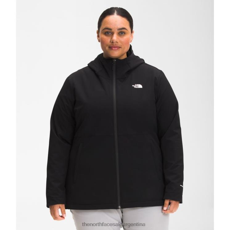 FFV044926 negro The North Face sudadera con capucha de shelbe raschel para mujer