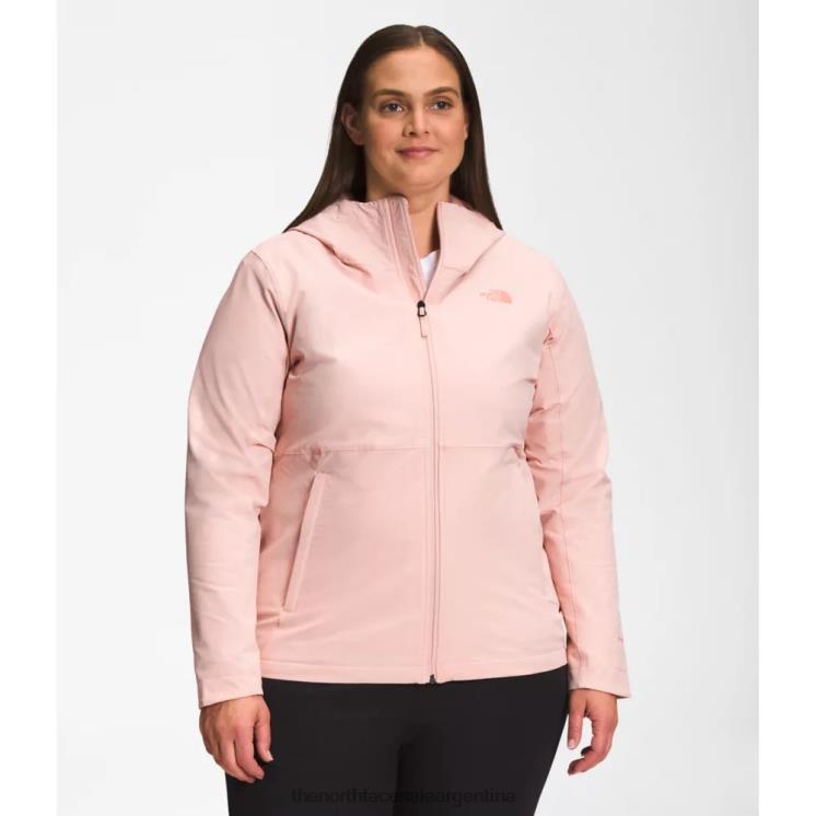 FFV044928 rosa arena The North Face sudadera con capucha de shelbe raschel para mujer