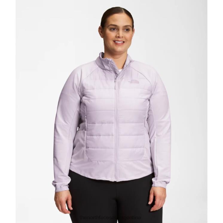 FFV044952 niebla de lavanda The North Face chaqueta híbrida de mujer plus refugio cove