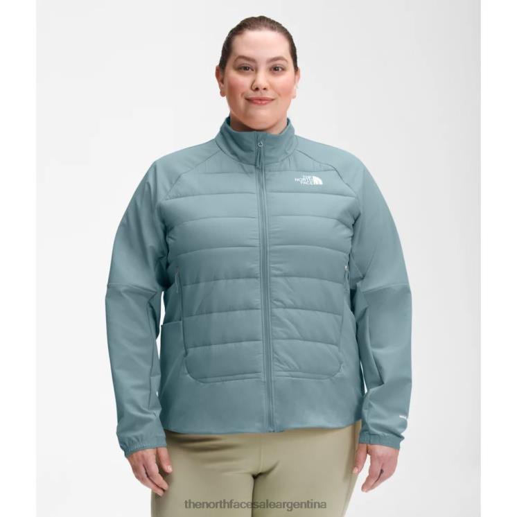 FFV044953 azul The North Face chaqueta híbrida de mujer plus refugio cove