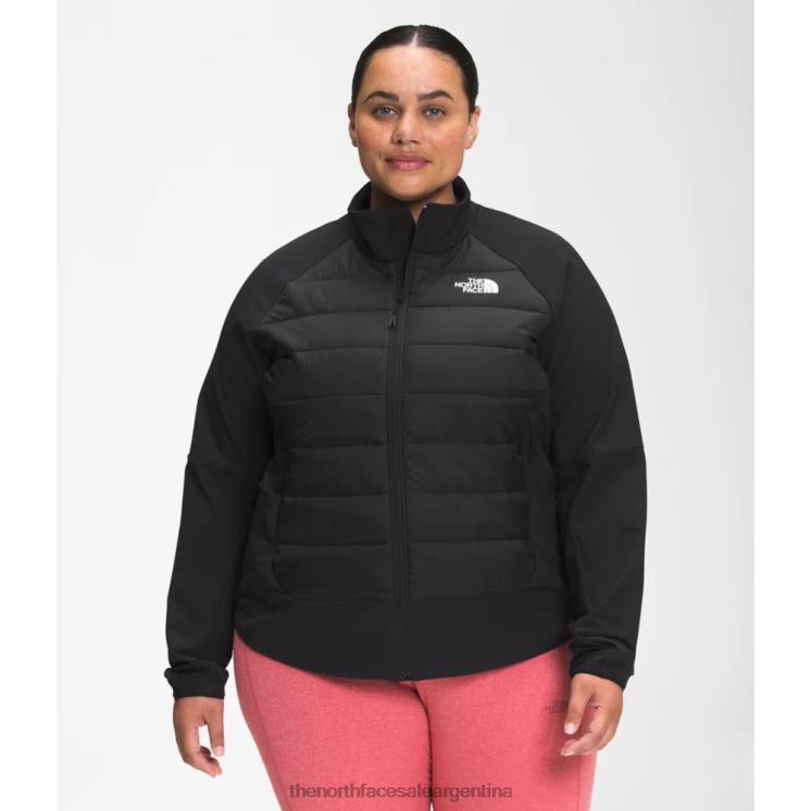 FFV044954 negro The North Face chaqueta híbrida de mujer plus refugio cove