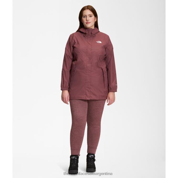 FFV044977 jengibre The North Face parka mujer plus antora