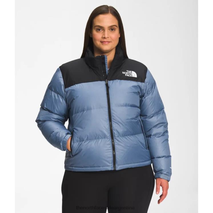 FFV045007 azul popular The North Face chaqueta nuptse retro 1996 mujer plus