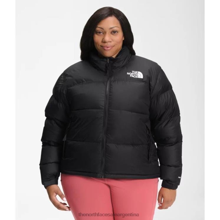 FFV045008 negro The North Face chaqueta nuptse retro 1996 mujer plus