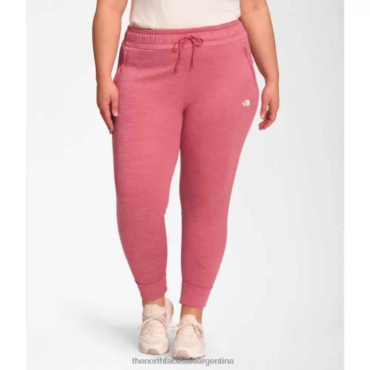FFV045244 rosa pizarra The North Face joggers mujer plus canyonlands