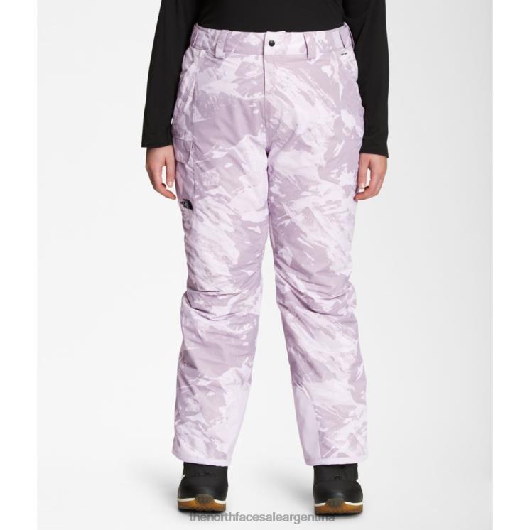 FFV045705 niebla de lavanda The North Face pantalones con aislamiento mujer plus freedom