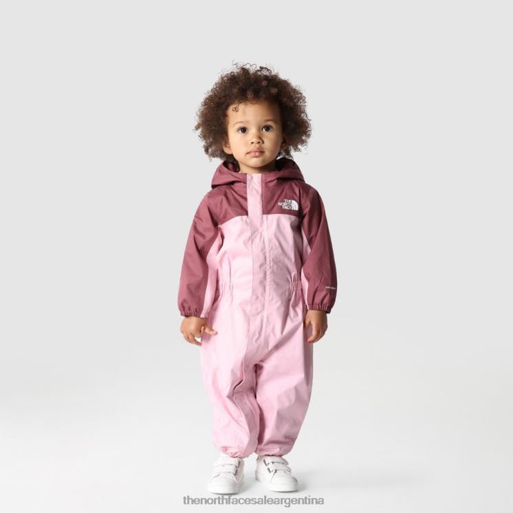 FFV042058 camafeo rosa The North Face bebé lluvia de invierno una pieza
