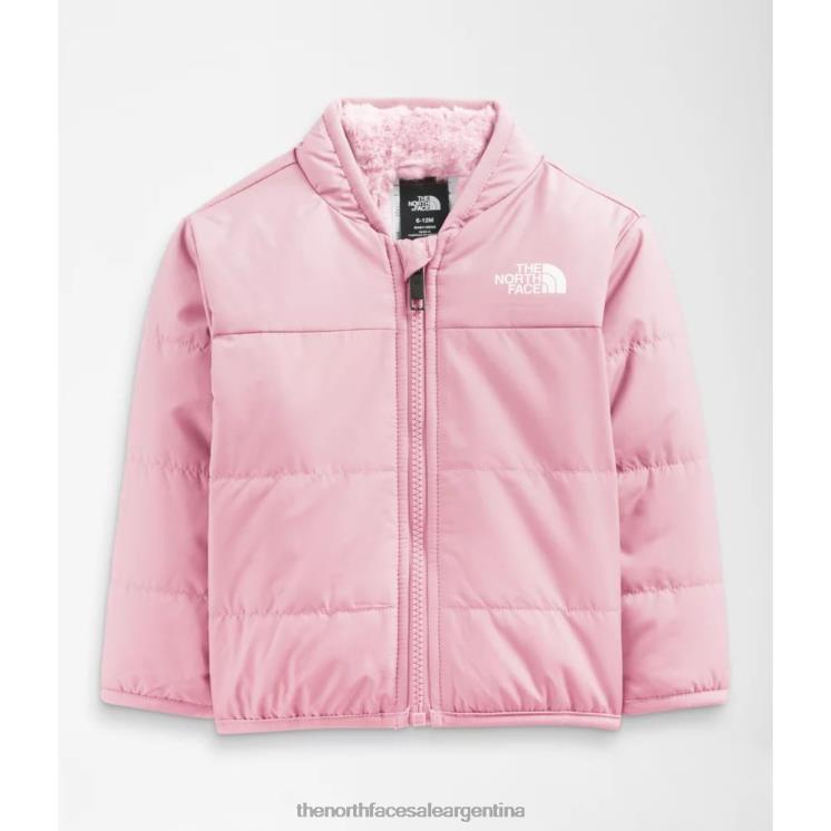 FFV045324 camafeo rosa The North Face chaqueta reversible para bebé mossbud
