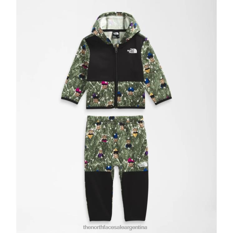 FFV045341 nuez de tomillo The North Face conjunto cálido de invierno para bebé