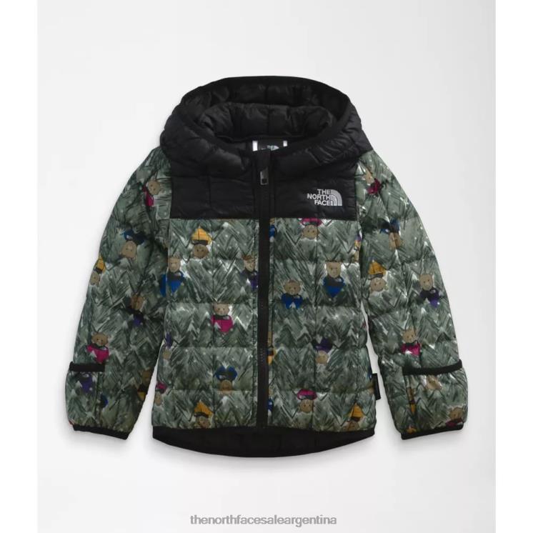 FFV045984 nuez de tomillo The North Face chaqueta termoball con capucha para bebé