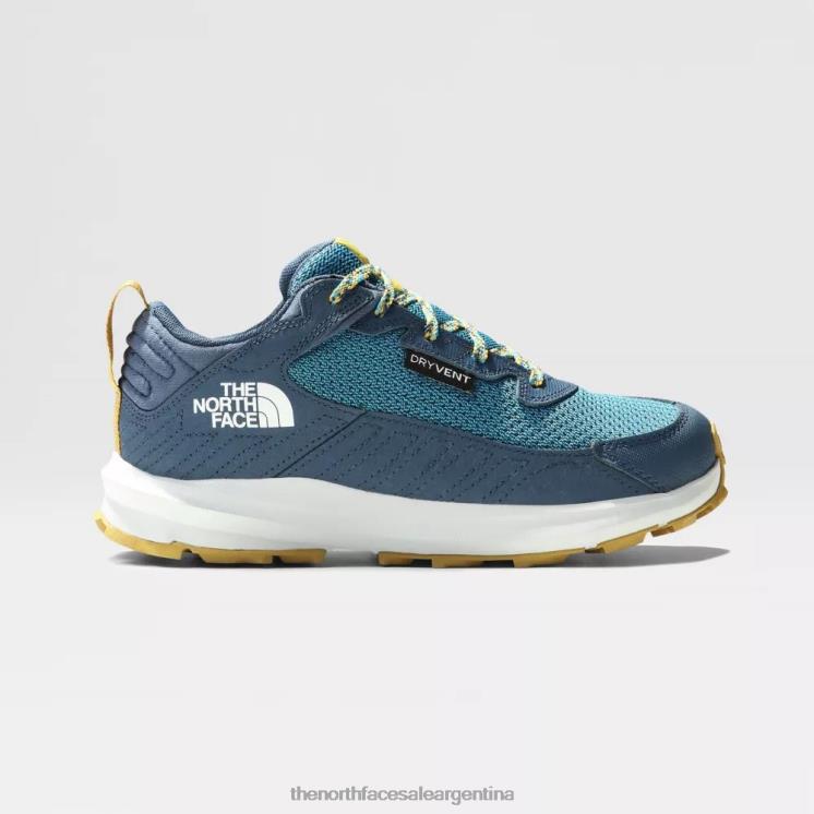 FFV041415 azul sombreado azul The North Face zapatos de senderismo impermeables fastpack para jóvenes azul shady blue