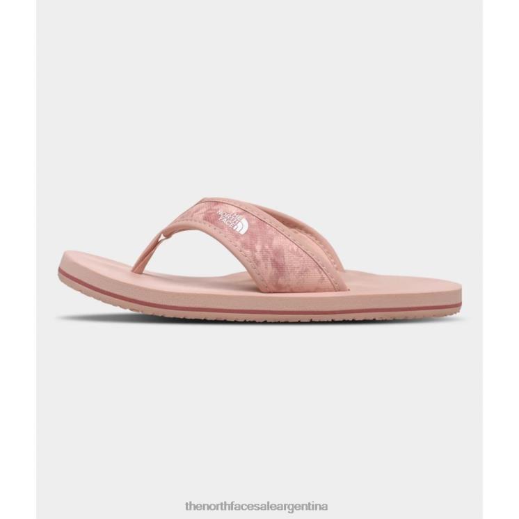 FFV043166 rosa arena The North Face chanclas juveniles del campamento base