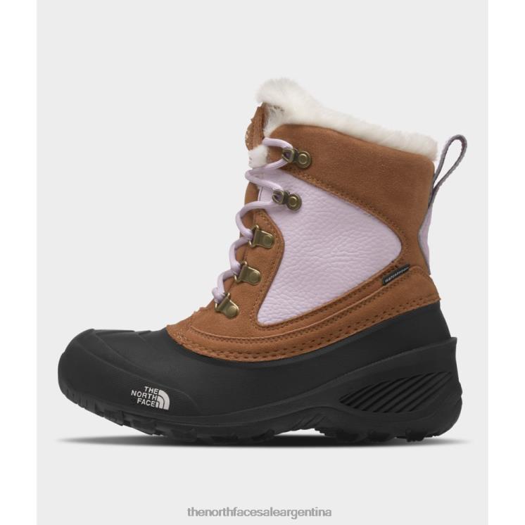 FFV043172 marrón tostado The North Face botas juveniles shellista extremas