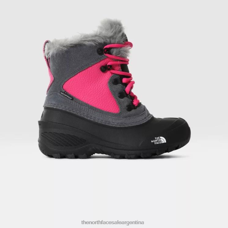 FFV043 gris The North Face botas de nieve extremas shellista para adolescentes