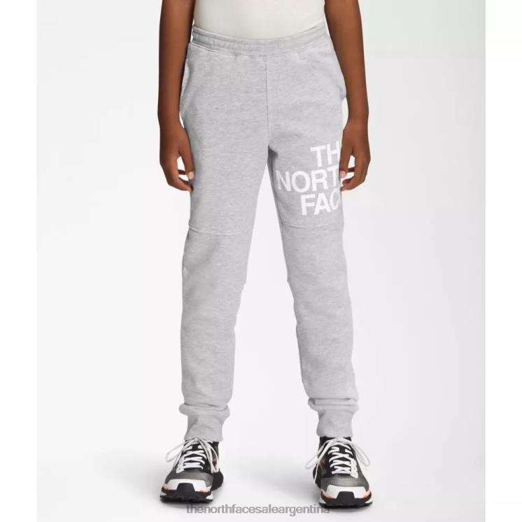 FFV045335 gris The North Face joggers polares camp para niños