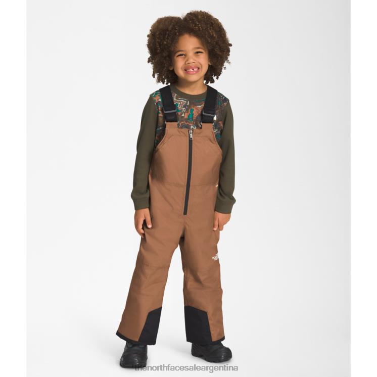 FFV045930 marrón tostado The North Face baberos aislados libertad para niños