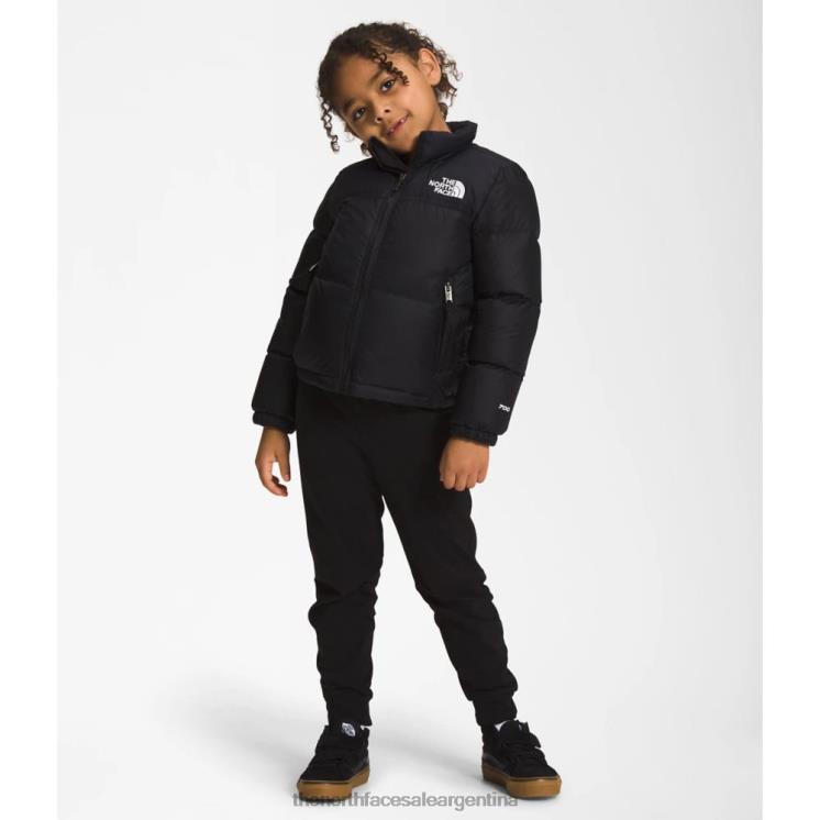 FFV045934 negro The North Face chaqueta nuptse retro para niños 1996 nueva