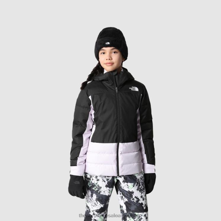 FFV041657 niebla de lavanda The North Face chaqueta de plumón para niñas