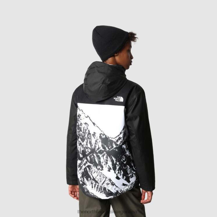 FFV041812 negro The North Face chaqueta aislante freedom extreme para niños
