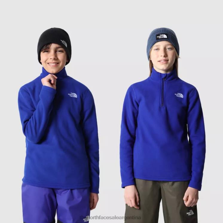 FFV041972 lapislázuli azul The North Face polar glaciar para adolescentes