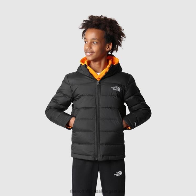 FFV041994 negro The North Face los niños nunca paran chaqueta abajo
