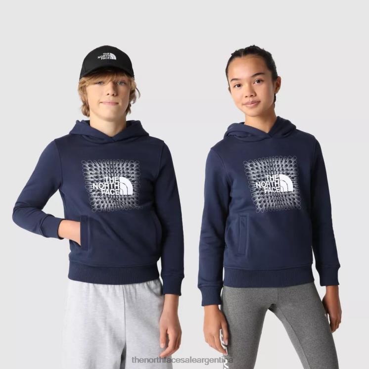 FFV042028 cumbre marina The North Face sudadera con capucha para adolescentes