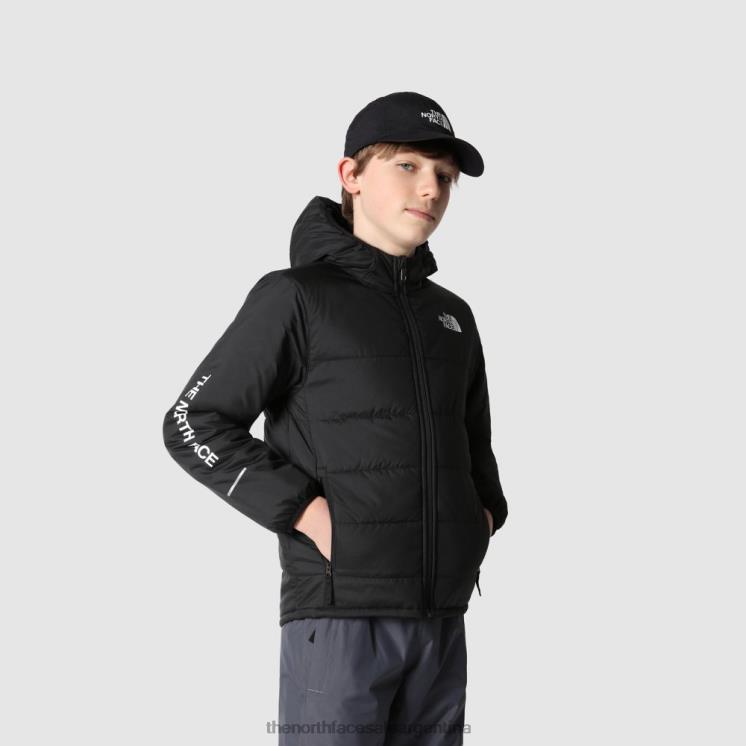 FFV042218 negro The North Face los niños nunca paran chaqueta aislante
