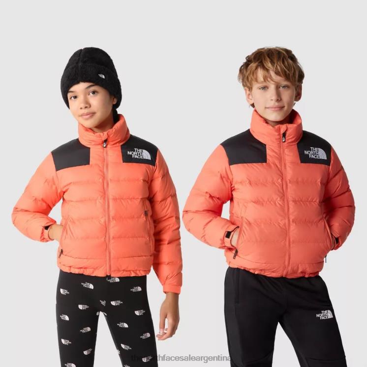 FFV042287 naranja resplandor The North Face chaqueta macizo juvenil