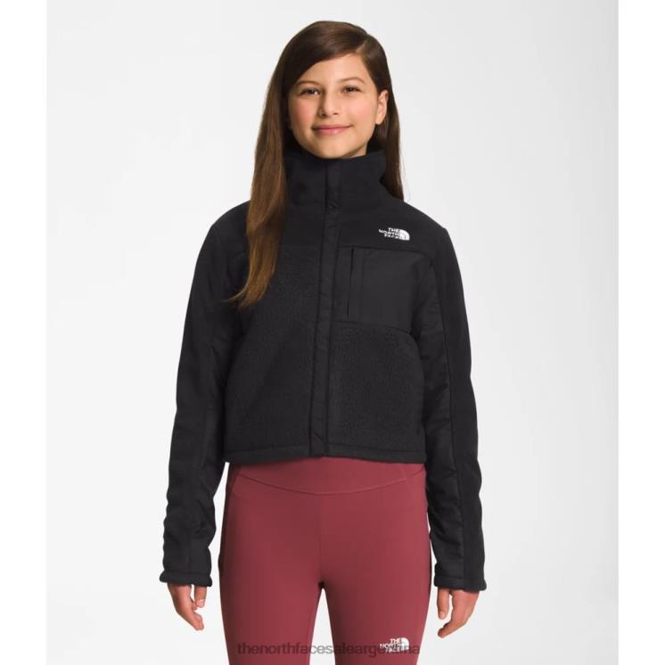 FFV045294 negro The North Face chaqueta de lana mezclada para niñas