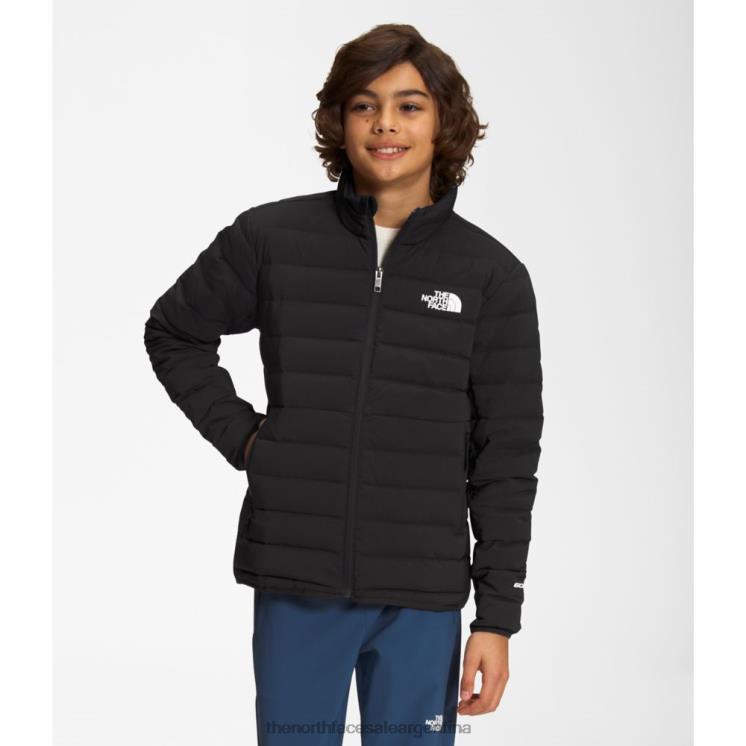 FFV045309 negro The North Face chaqueta elástica Belleview para niños