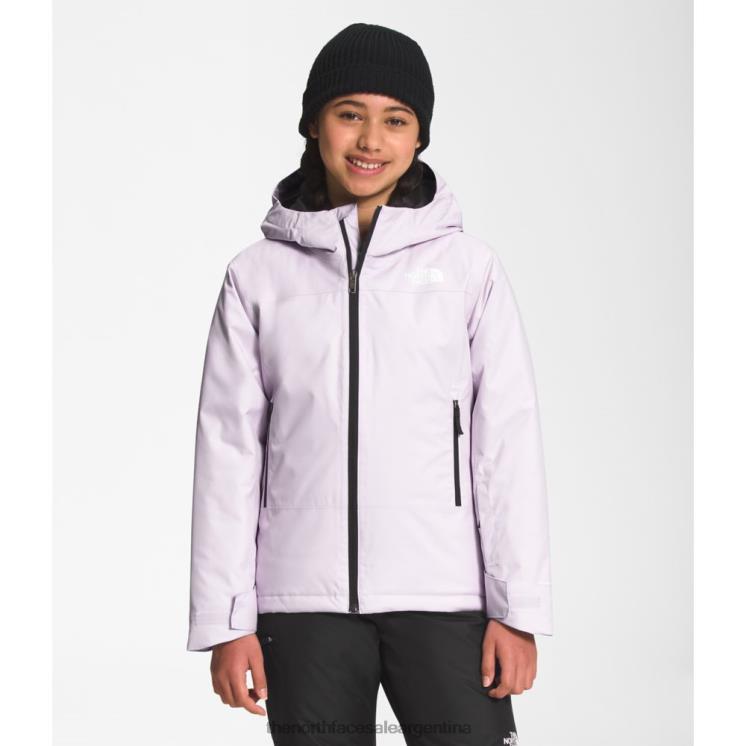 FFV045346 niebla de lavanda The North Face chaqueta aislante freedom para niñas