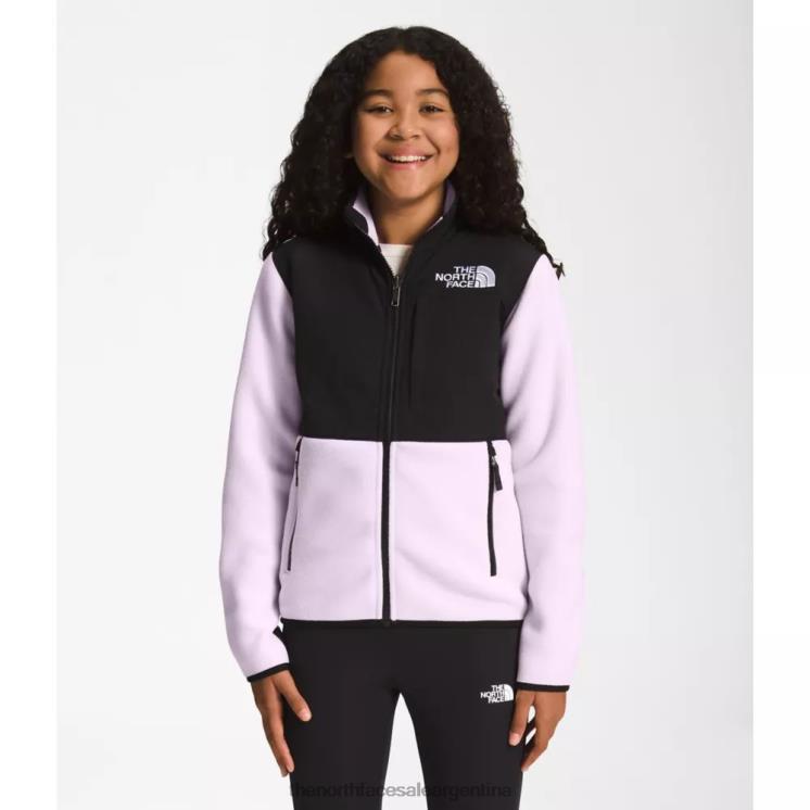FFV045352 niebla de lavanda The North Face chaqueta denali adolescente