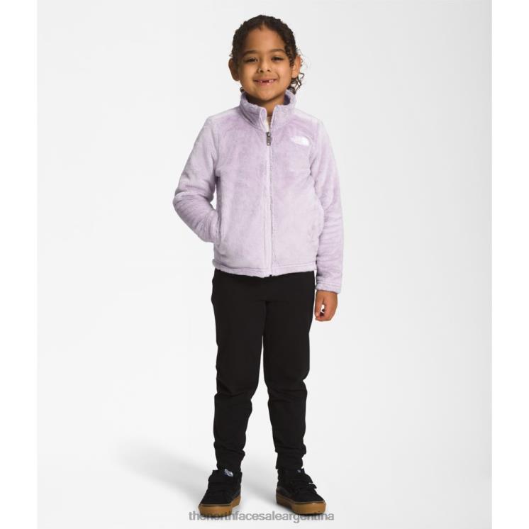 FFV045905 niebla de lavanda The North Face chaqueta osolita con cremallera completa para niños