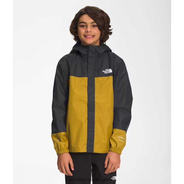 FFV045993 oro mineral The North Face chaqueta de lluvia anora para niños