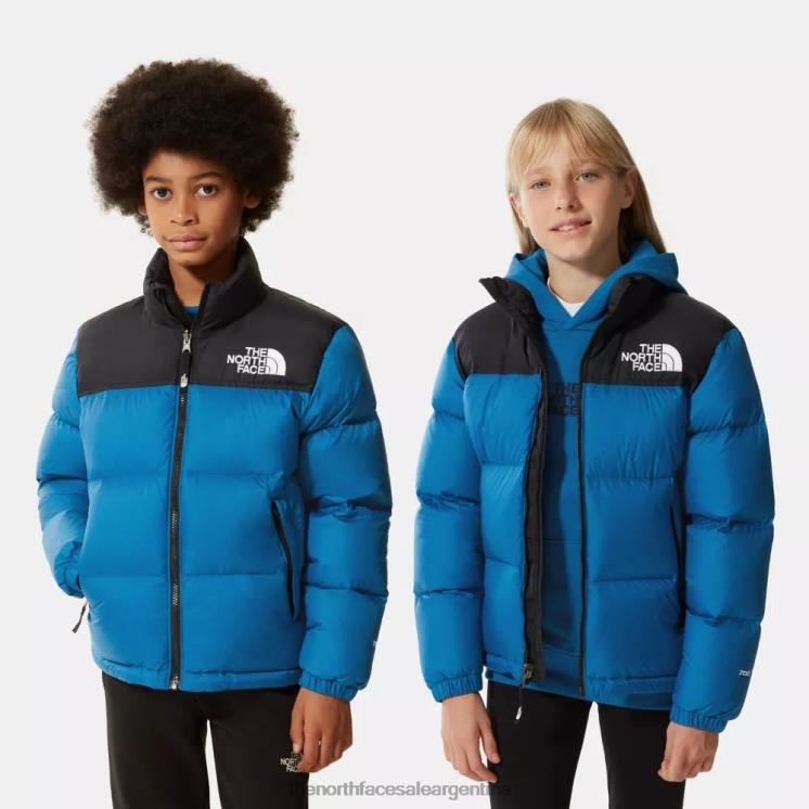 FFV04675 azul banff The North Face chaqueta nuptse retro para adolescentes de 1996